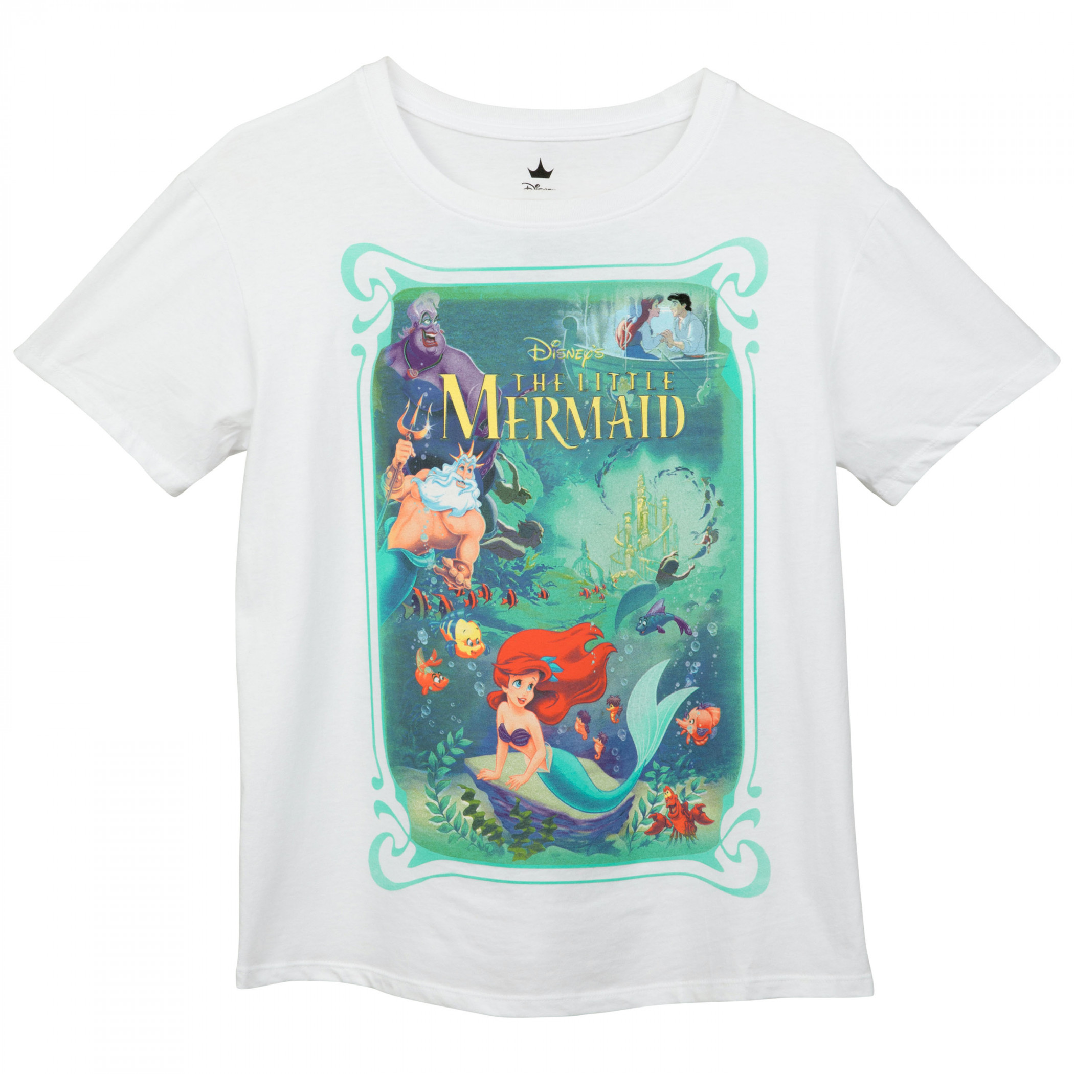 Little mermaid t shirt 2024 women's